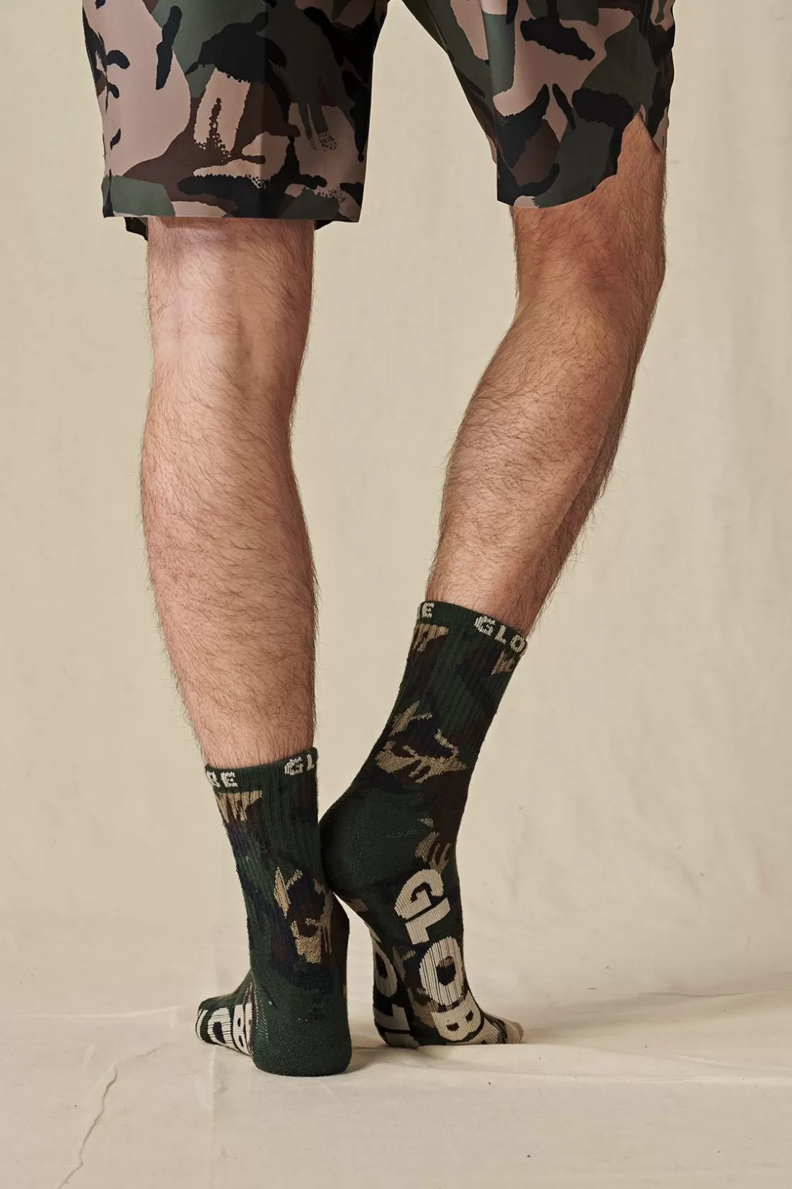 Globe Brand Eco Camo Crew Sock 3 Pack Camo/Assorted Outlet