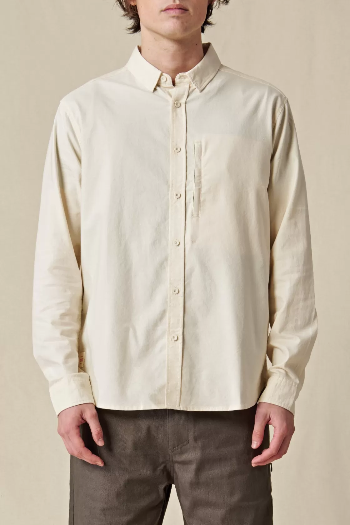 Globe Brand Foundation LS Shirt - Bleach Free Dye Free Bleach Free-Dye Free Outlet