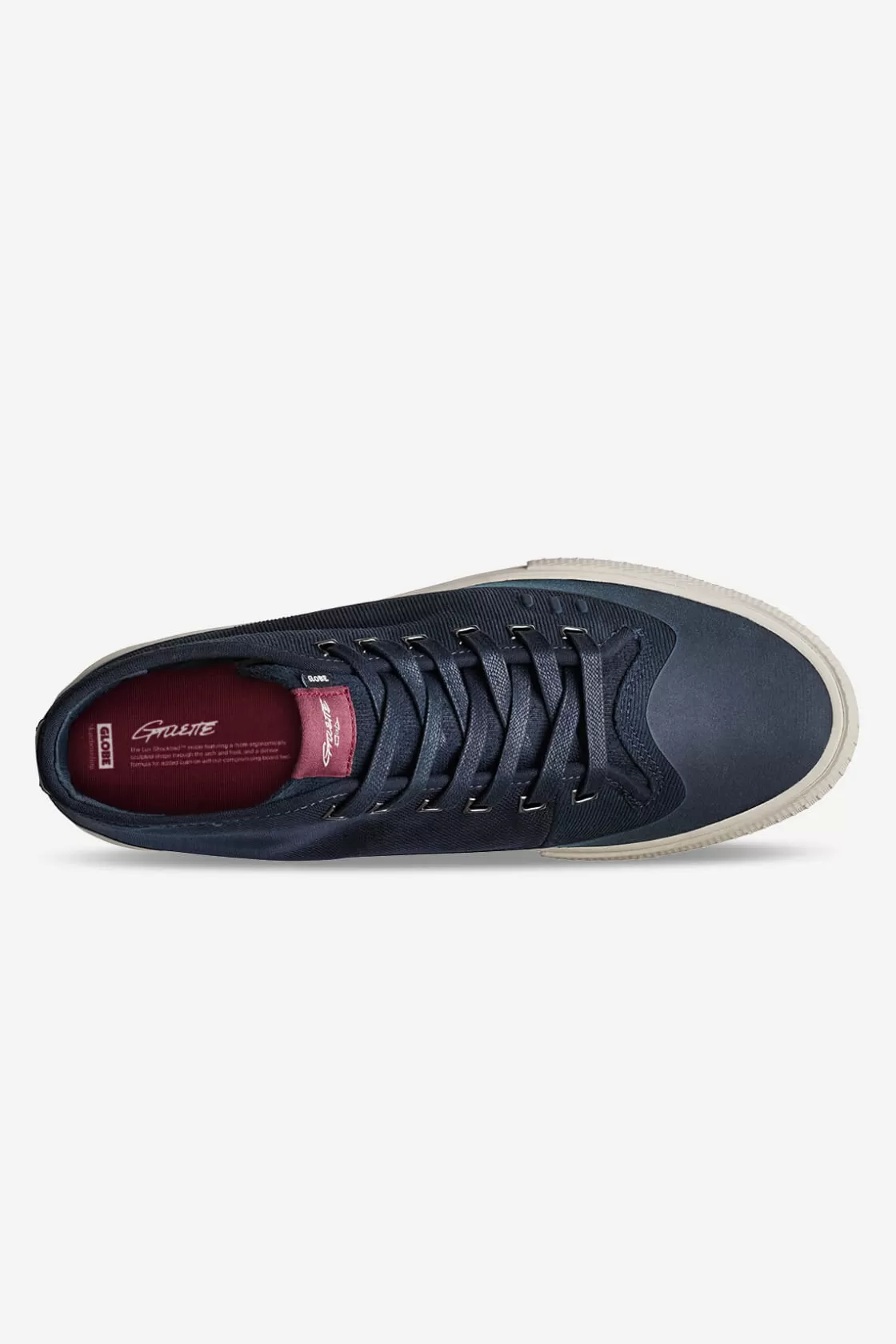 Globe Brand Gillette Mid - - Skate Shoes Ink Corded Suede Cheap