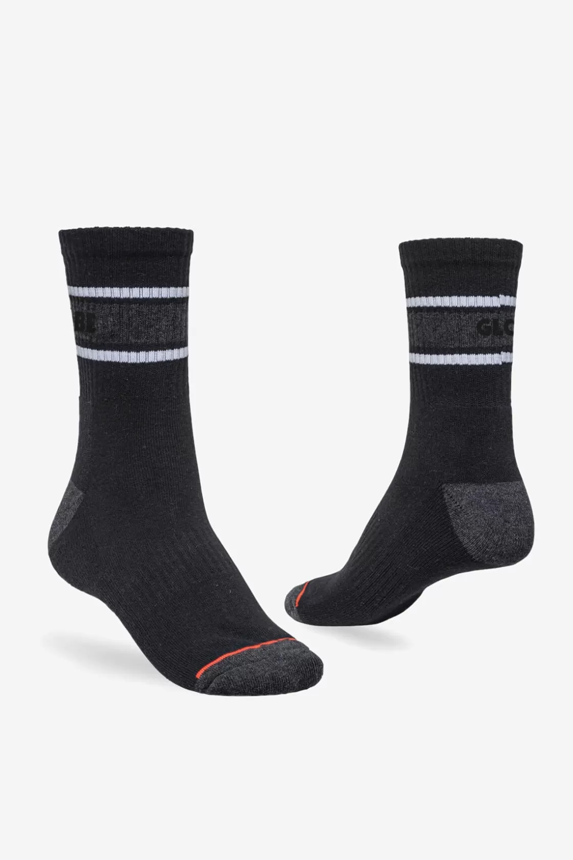Globe Brand Triple Stripe Crew Sock 5 Pack - Assorted Flash Sale