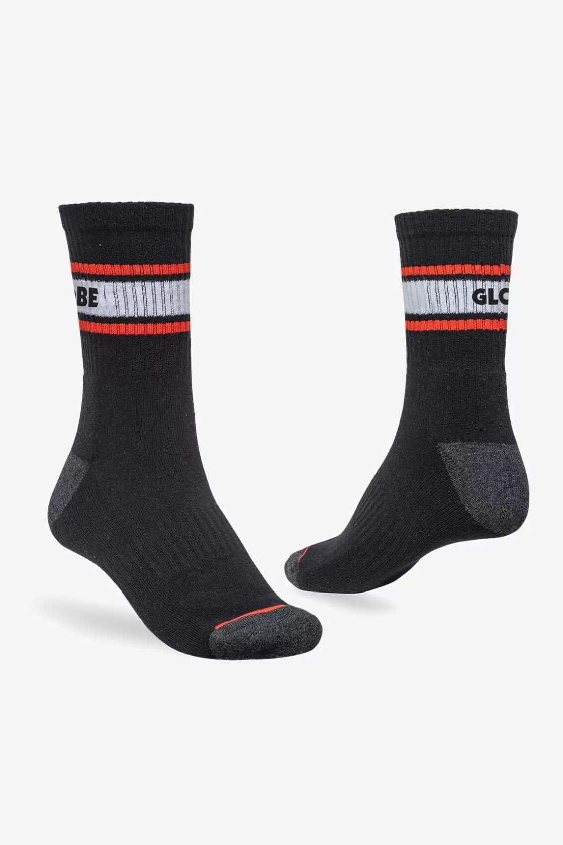 Globe Brand Triple Stripe Crew Sock 5 Pack - Assorted Flash Sale