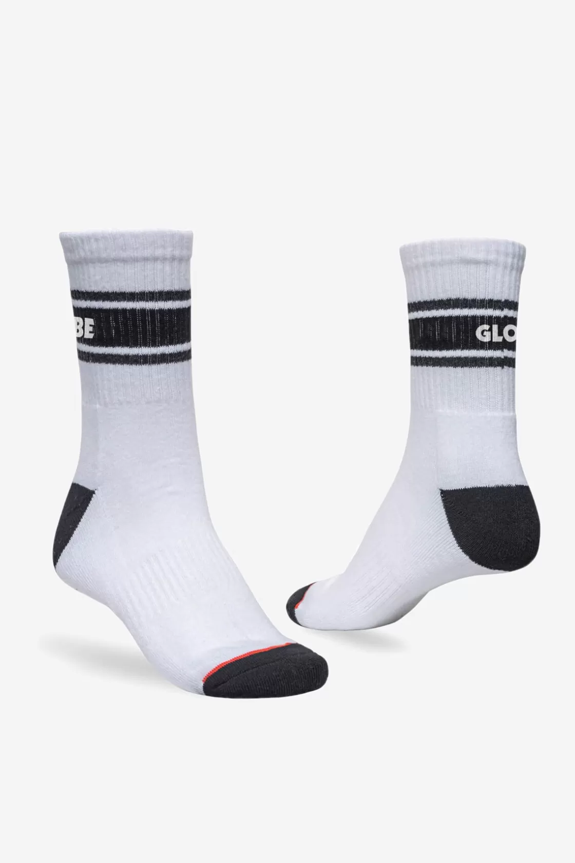 Globe Brand Triple Stripe Crew Sock 5 Pack - Assorted Flash Sale