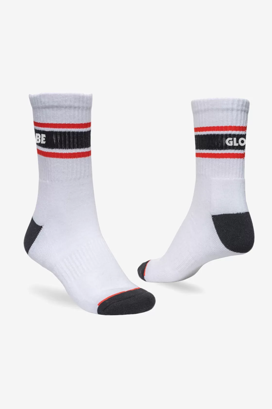 Globe Brand Triple Stripe Crew Sock 5 Pack - Assorted Flash Sale